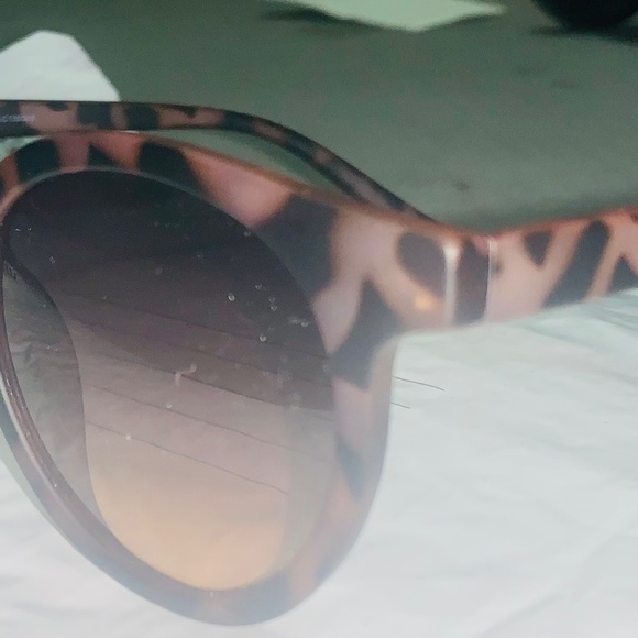 Nwt Womens Fashion Sunglasses LC Lauren Conrad Tortoise Shell Amber Lense Round - Picture 3 of 10